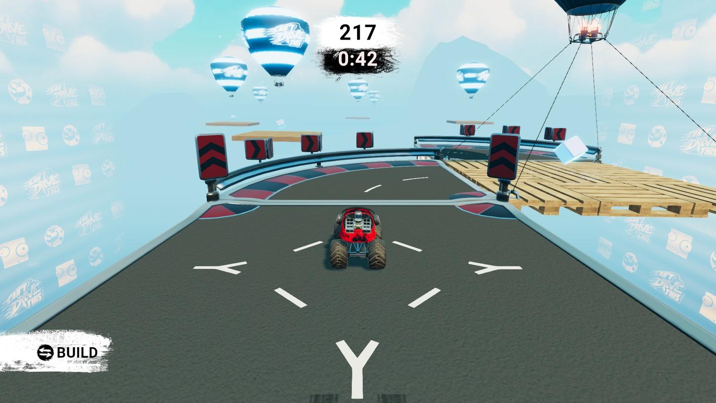 So sieht es aus: Das Spiel "Can't Drive This" von den Pixel Maniacs. So sieht es aus: Das Spiel "Can't Drive This" von den Pixel Maniacs.