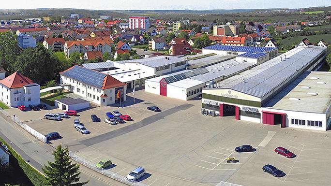 Luftbild der Firma Ossberger Luftbild der Firma Ossberger