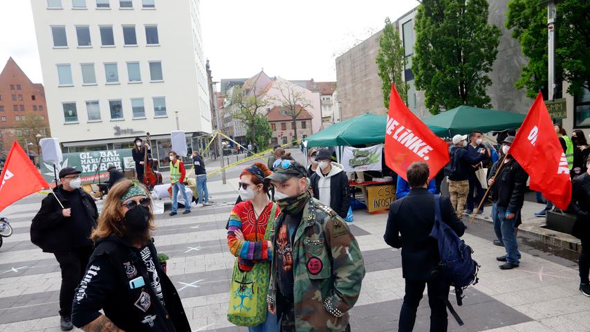 Nürnberger demonstrieren für die Legalisierung von Cannabis