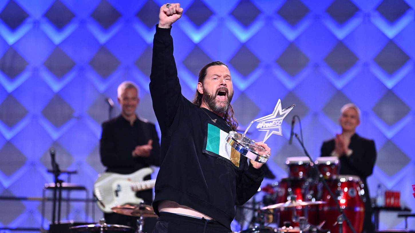 Triumph für Irland: Rea Garvey.
Triumph für Irland: Rea Garvey.