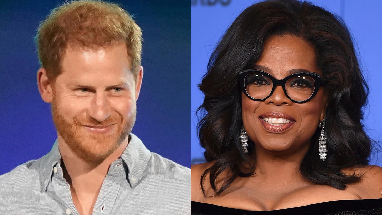 Oprah Winfrey und Prinz Harry: haben gemeinsam eine Doku-Serie zu Themen psychischer Gesundheit entwickelt.
Oprah Winfrey und Prinz Harry: haben gemeinsam eine Doku-Serie zu Themen psychischer Gesundheit entwickelt.