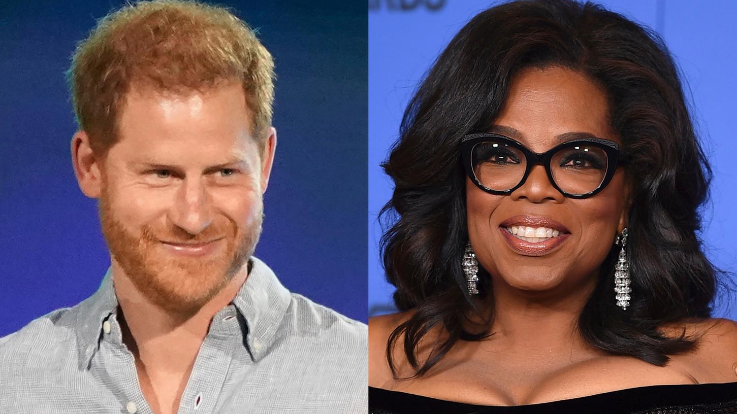 Oprah Winfrey und Prinz Harry: haben gemeinsam eine Doku-Serie zu Themen psychischer Gesundheit entwickelt.