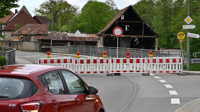 Sperre in Eckersmühlen: Staus blieben aus