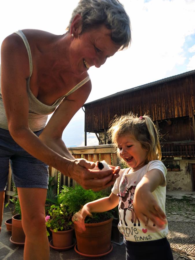 Frisch getestet? Dann können Gastgeber und Urlauber wieder ganz nah Kontakt aufnehmen - hier beim Meerschweinchenstreicheln auf einem Südtiroler Bauernhof.
Frisch getestet? Dann können Gastgeber und Urlauber wieder ganz nah Kontakt aufnehmen - hier beim Meerschweinchenstreicheln auf einem Südtiroler Bauernhof.