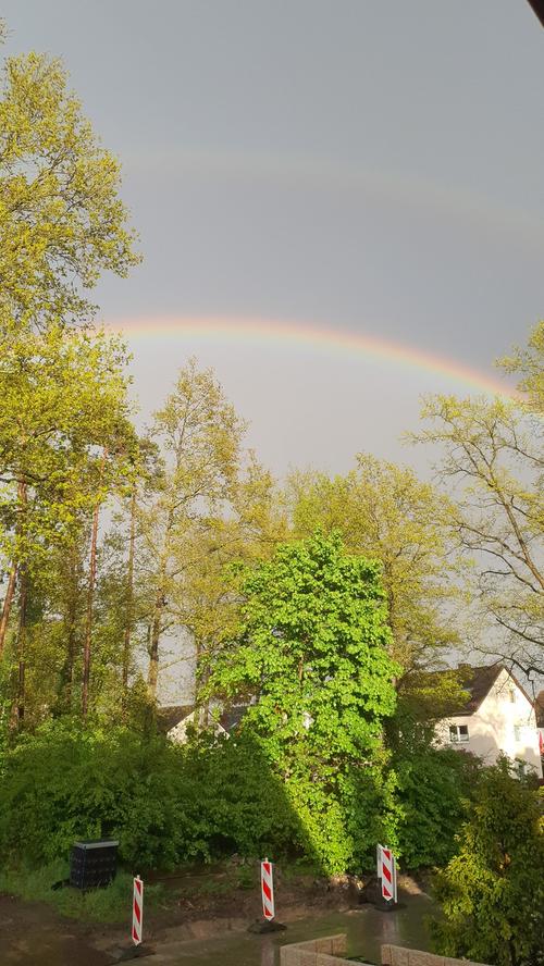 Doppel-Regenbogen, Sturmfronten und Niesel: So verrückt ist das Maiwetter