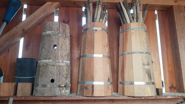 Alt und neu: Ein Kumpf hält etwa drei Jahre.