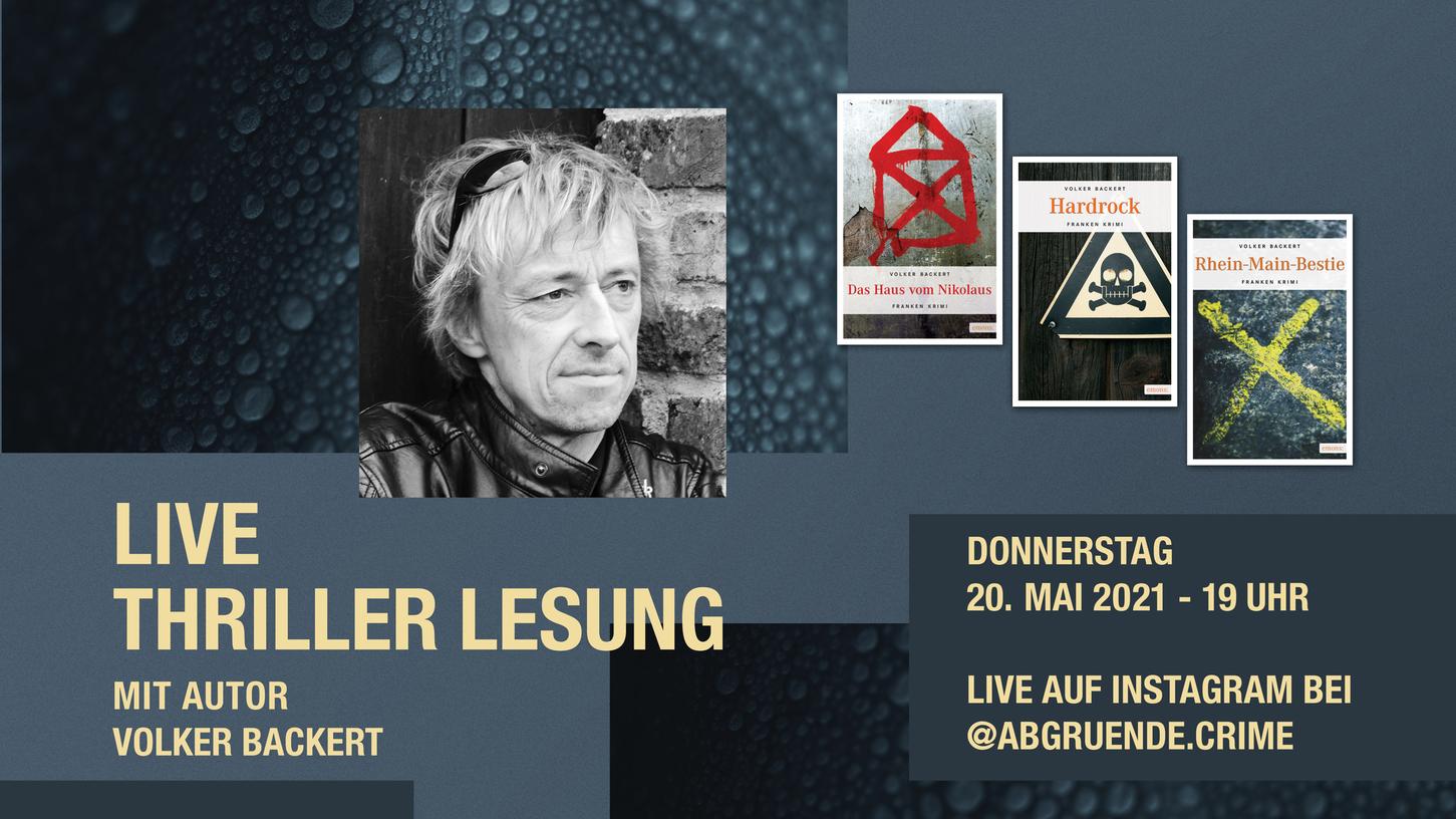 Volker Backert zu Gast bei abgründe.
Volker Backert zu Gast bei abgründe.