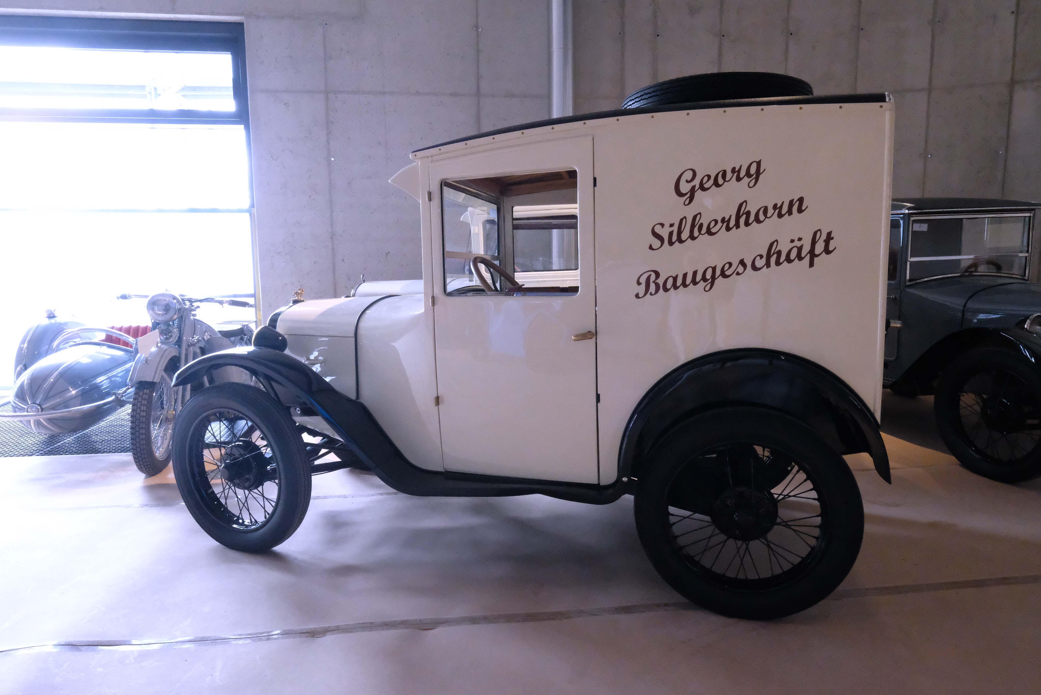 Ein Dixi DA1 als Lieferwagen. "Das ist einer von nur dreien, die im Jahr 1929 gebaut wurden", sagt der Sammler.