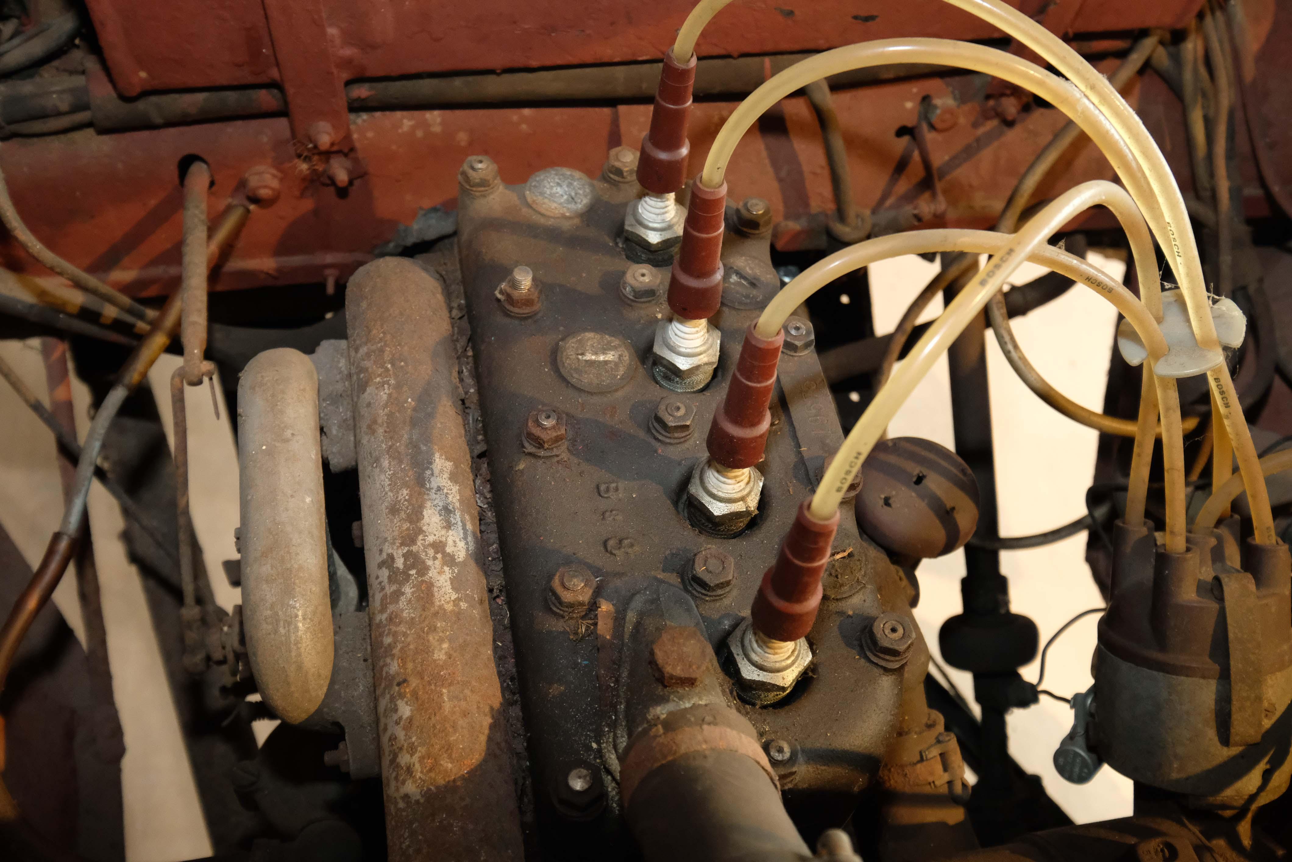 Oldtimerfans können in dem Museum auch Details besichtigen.