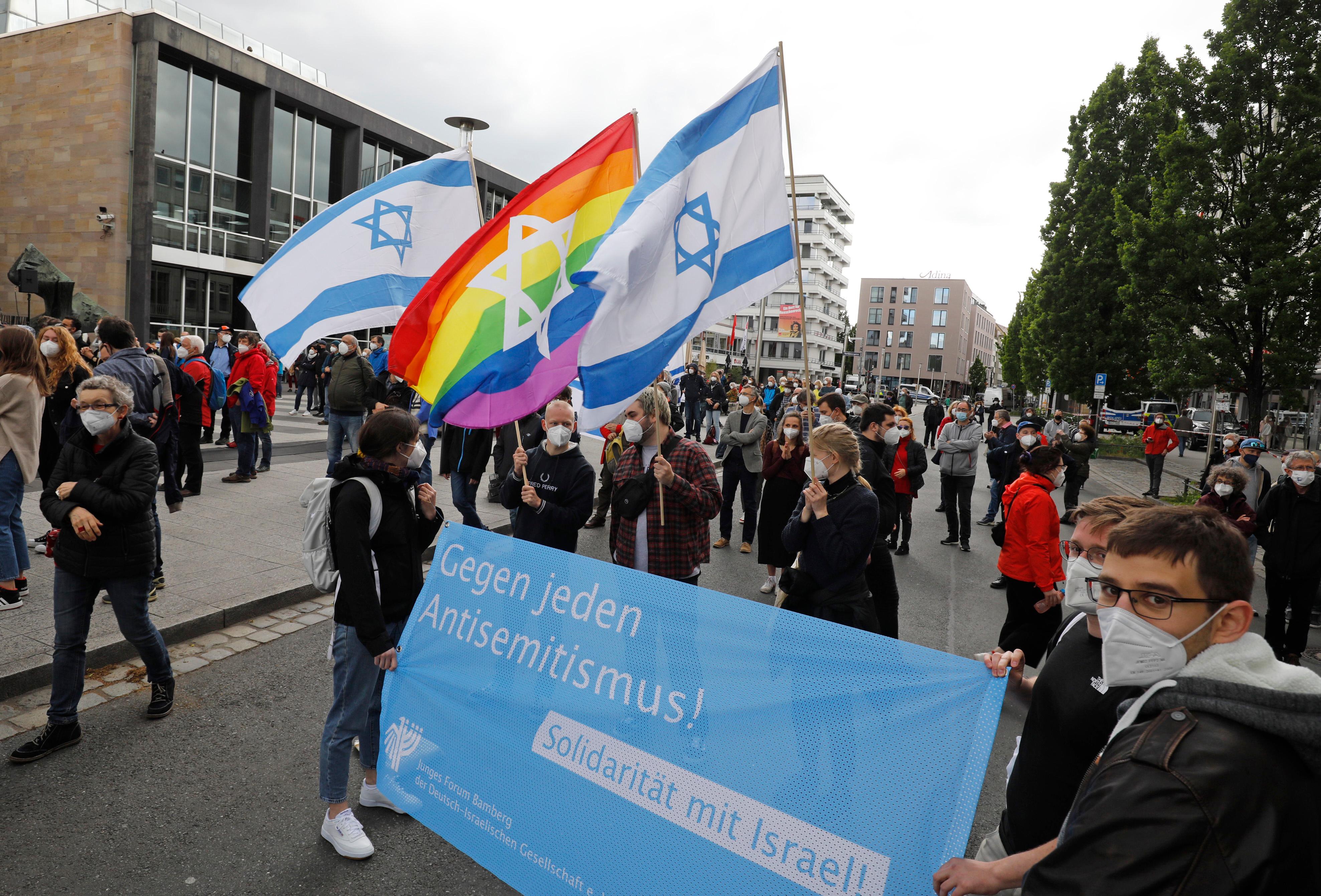 Demonstration gegen Judenhass
