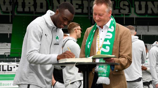 Dickson Abiama, Siegtorschütze am Sonntag gegen Düsseldorf.