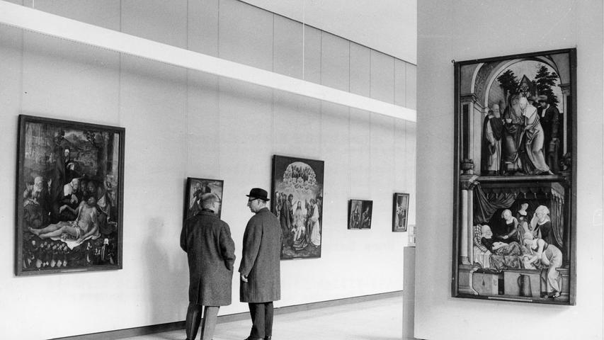 Ein Blick in die große Dürer-Ausstellung, die 1971 im GNM zu sehen war.