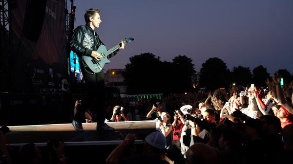 Auch die britische Band Muse wird bei Rock im Park 2022 wieder zu sehen sein - ebenfalls als Headliner. Neue Lieder haben Matt Bellamy und Band auch dabei.