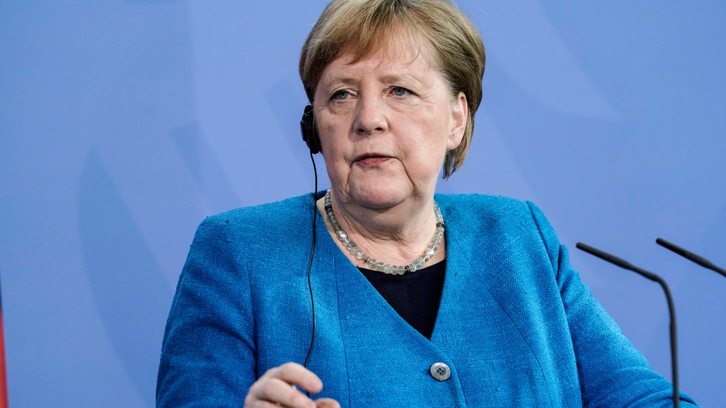 Die "Bundes-Notbremse" kann aus Sicht von Kanzlerin Angela Merkel Ende Juni außer Kraft treten.