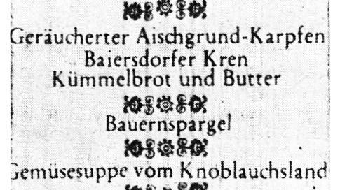 7. Juni 1971: Der kulinarische Dürer-Beitrag