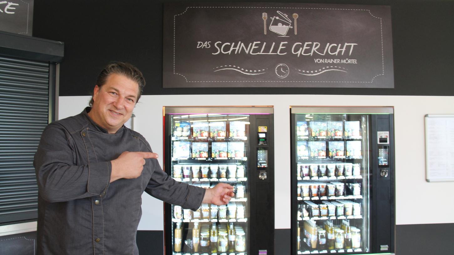 Hochwertiges Essen aus dem Automaten: Das ist Rainer Mörtels Leidenschaft.
Hochwertiges Essen aus dem Automaten: Das ist Rainer Mörtels Leidenschaft.