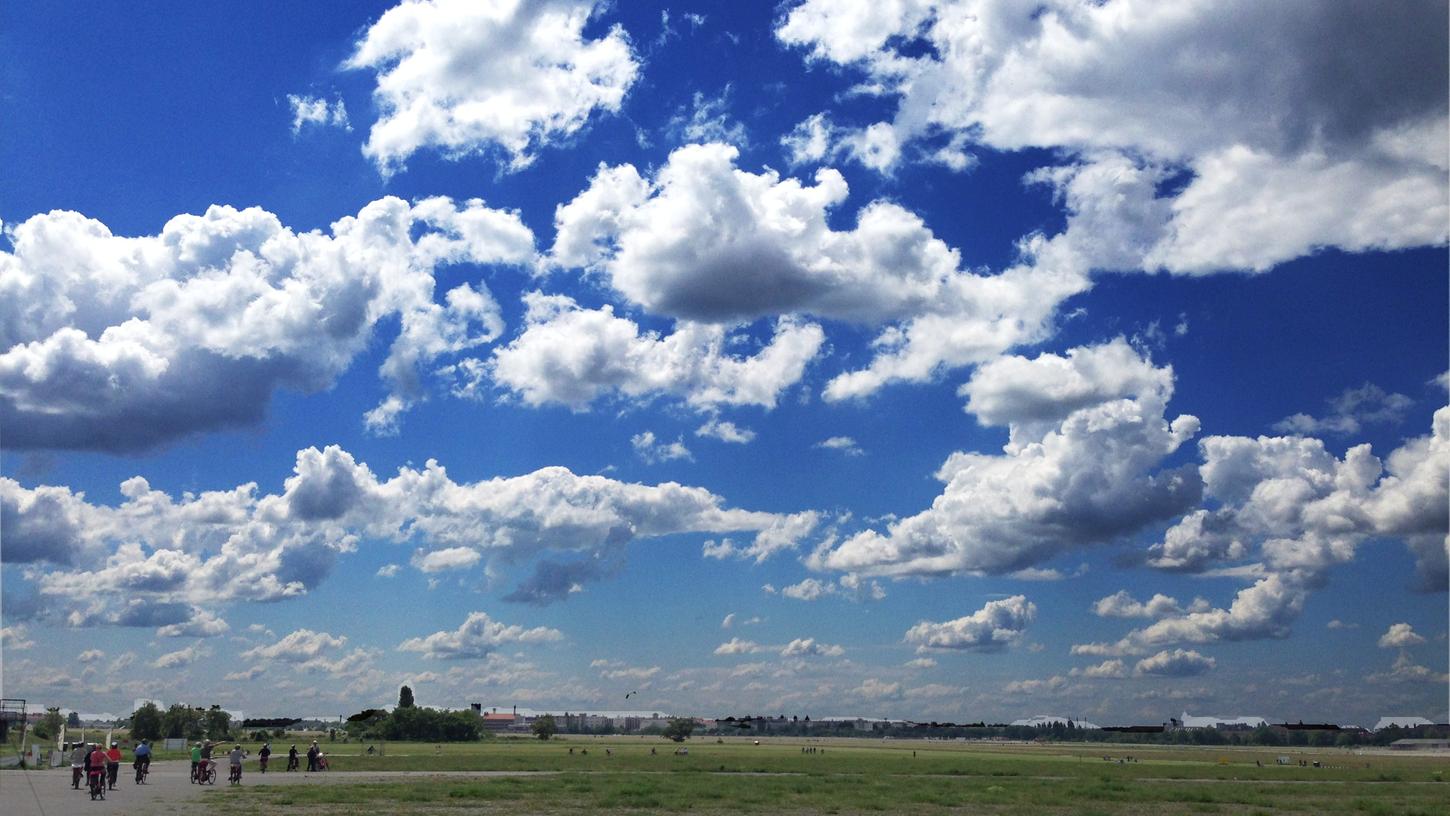 Weitblick: Tempelhofer Feld.
Weitblick: Tempelhofer Feld.