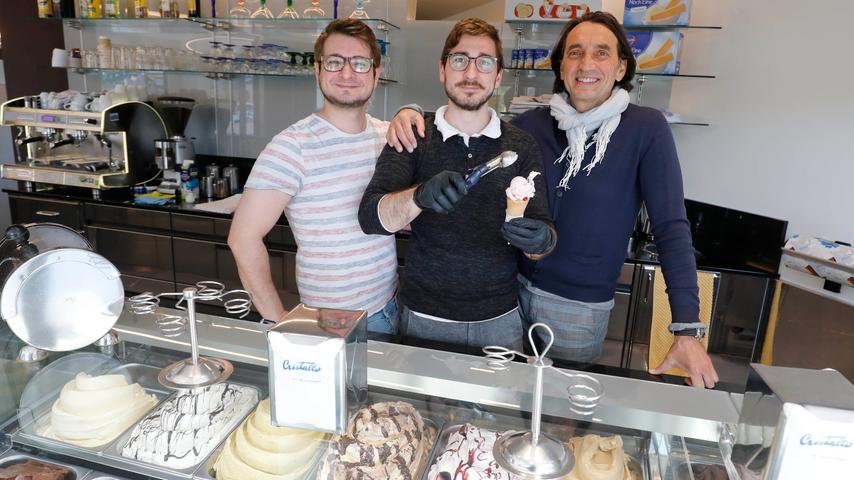 Am Mögeldorfer Plärrer kann man schon seit dem 11. Februar hausgemachtes, traditionell-italienisches Eis essen. 