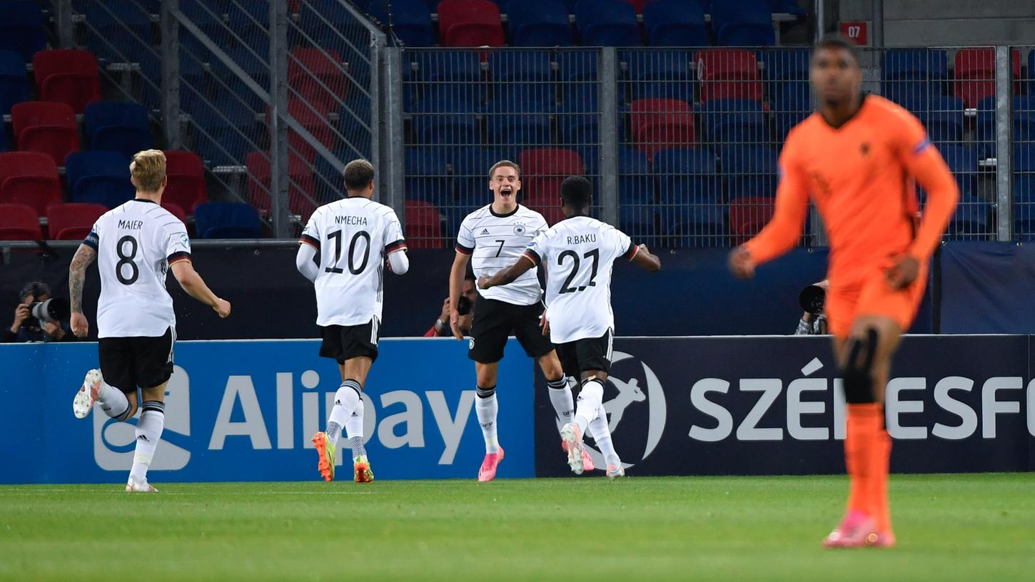Finale, oho! Deutschlands U21 jubelt sich gegen Oranje ins Finale.