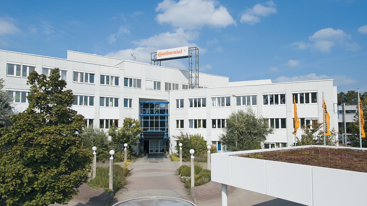 Blick auf den Conti-Standort Nürnberg, dessen Temic-Werk bis Ende 2022 geschlossen wird. Die Antriebssparte geht als ausgegliedertes Unternehmen Vitesco Technologies dieses Jahr an die Börse.
