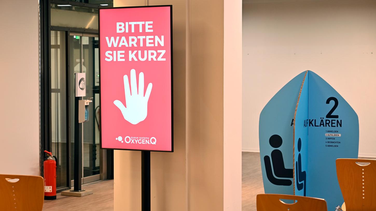 Das Erlanger Impfzentrum in der Sedanstraße.
Das Erlanger Impfzentrum in der Sedanstraße.