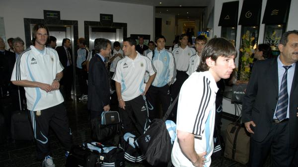 Als Lionel Messi (rechts) 2006 mit der argentinischen Nationalmannschaft in Herzogenaurach weilte (hier im Herzogs Park), konnte man da schon ahnen, dass er ein Superstar werden würde?