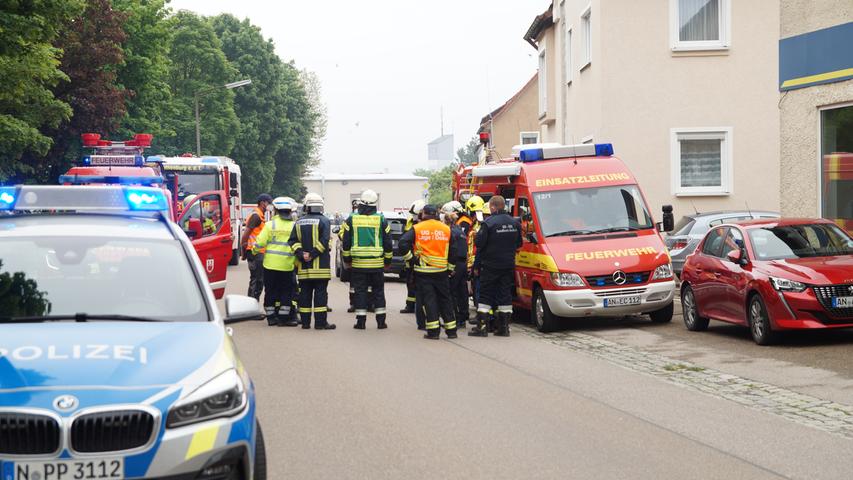 Gefahrguteinsatz im Kreis Ansbach: 120 Einsatzkräfte vor Ort