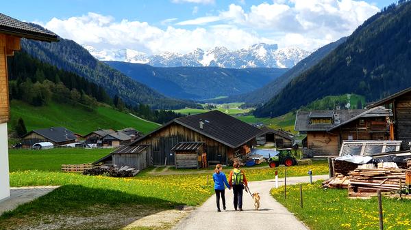 Im Gsieser Tal bei St. Magdalena hat man diesen tollen Blick.