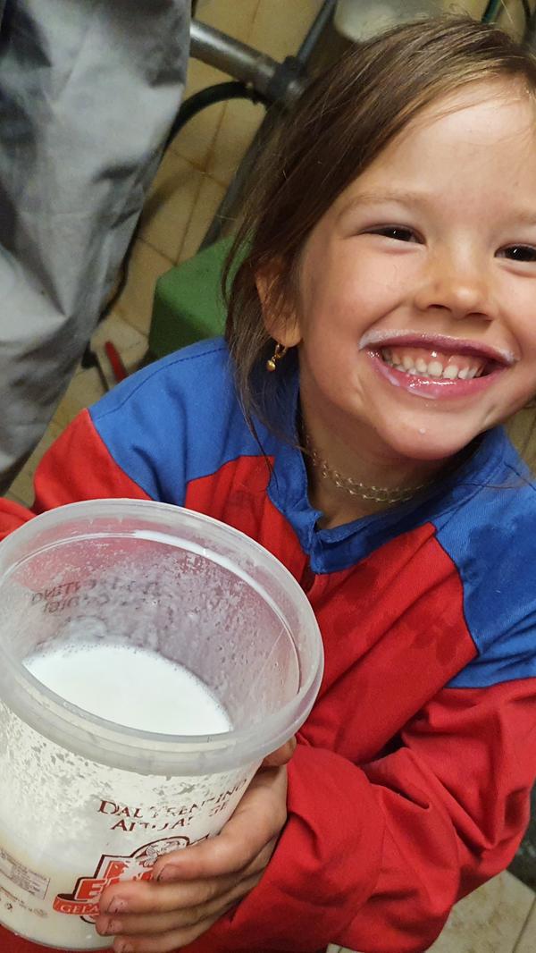 Familien finden auf dem Bauernhof in Südtirol Familienanschluss, Tiere und jede Menge Spiel und Spaß mit Tieren. Und wer mit zum Melken geht, bekommt die frische Milch direkt aus dem Euter. Nie hat Milch so gut geschmeckt.