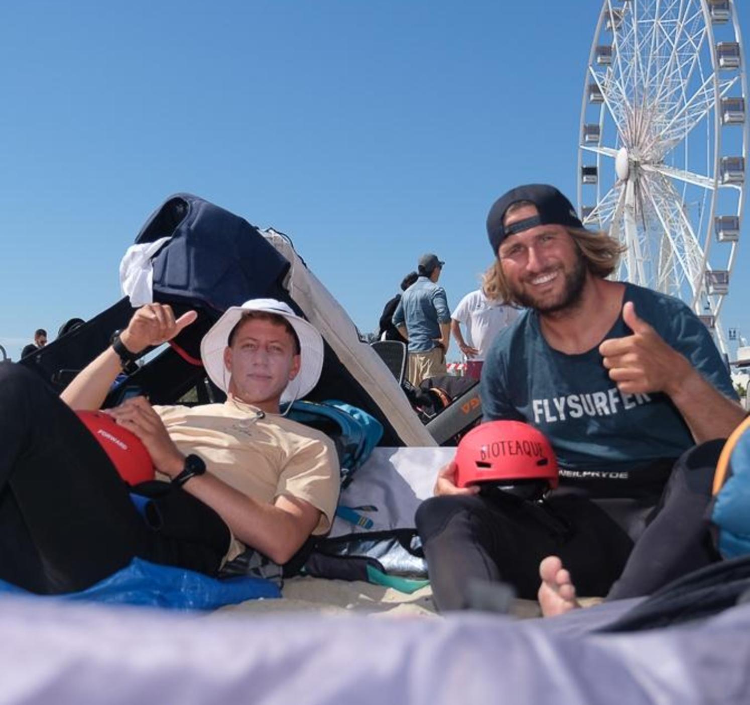 Kitesurfer Gruber: Freund von Ice-Tigers-Verteidiger Weber erfolgreich