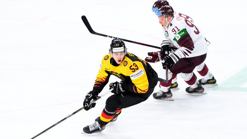 Der nächste Superstar: Moritz Seider wurde ins All-Star-Team gewählt, zur nächsten Saison wird auch der junge Verteidiger in die NHL wechseln.
Der nächste Superstar: Moritz Seider wurde ins All-Star-Team gewählt, zur nächsten Saison wird auch der junge Verteidiger in die NHL wechseln.