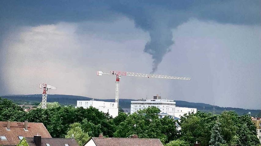 Heftiges Gewitter: Wütete in Bamberg ein Tornado? Experte äußert sich