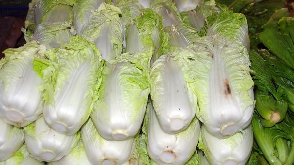 Chinakohl enthält u.a. Vitamin C, Folsäure und Vitamine der B-Gruppe. An Mineralstoffen liefert er unter anderem Kalium und Eisen.