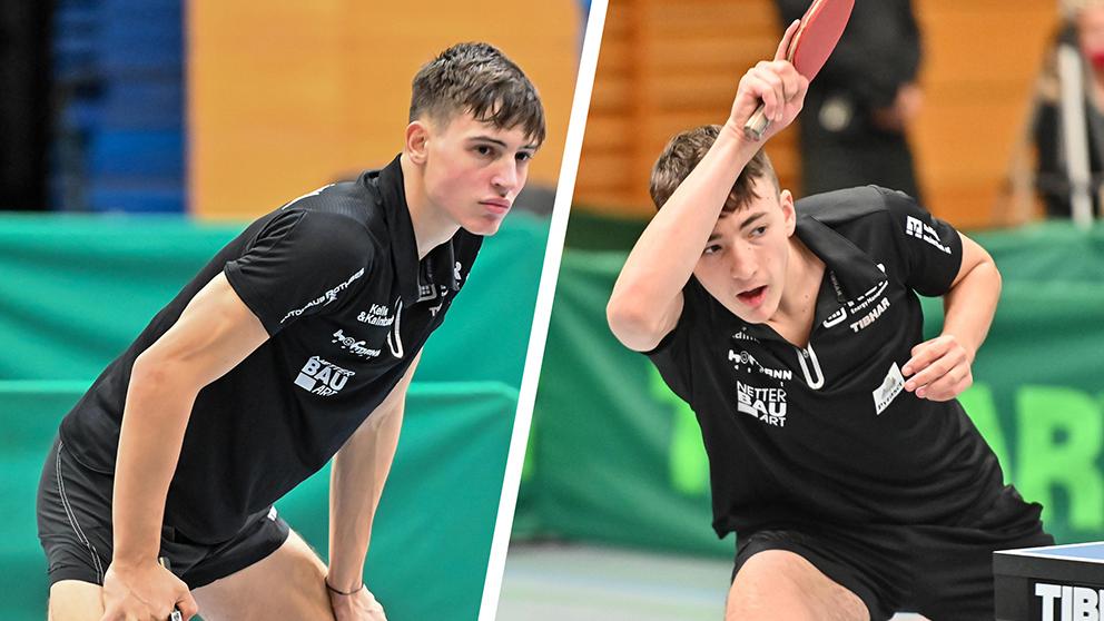 Auf höchste Konzentration und vollen Einsatz kommt es beim Tischtennis an. Die beiden Nachwuchskader-Spieler Hannes Hörmann (links) und Matthias Danzer beim Spiel der zweiten Mannschaft des TV 1879 Hilpoltstein gegen den TSV Gräfelfing im Oktober 2020. Auf höchste Konzentration und vollen Einsatz kommt es beim Tischtennis an. Die beiden Nachwuchskader-Spieler Hannes Hörmann (links) und Matthias Danzer beim Spiel der zweiten Mannschaft des TV 1879 Hilpoltstein gegen den TSV Gräfelfing im Oktober 2020.