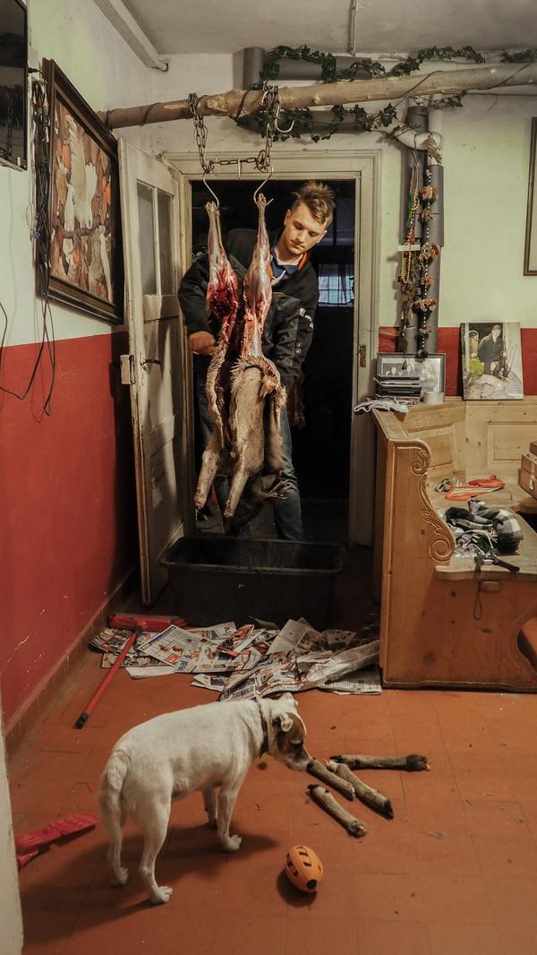 "Jungjäger in seiner Jagdstube" heißt dieses Foto von Sophie Linckersdorff, mit dem sie in der Kategorie "Bayern, Land und Leute" gewann.