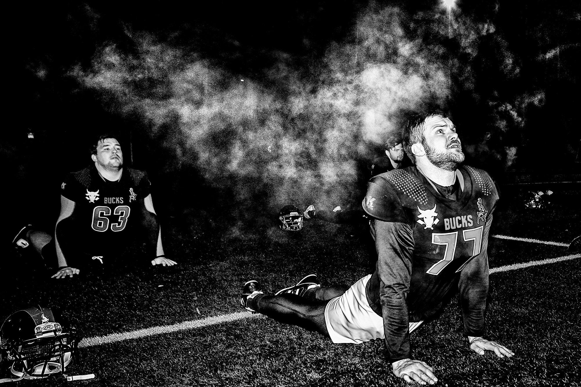 "Einfach mal Dampf ablassen" hat Matthias Hoch sein Porträt Bamberger Boxsportler genannt, für das er beim "Pressefoto Bayern" in der Kategorie Sport ausgezeichnet wurde.