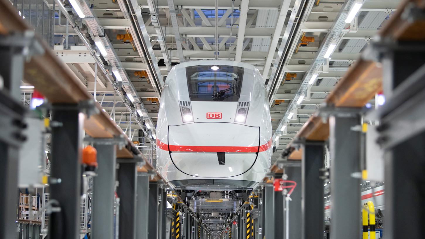 Im Raum Nürnberg soll bis 2028 ein neues ICE-Werk entstehen.
Im Raum Nürnberg soll bis 2028 ein neues ICE-Werk entstehen.