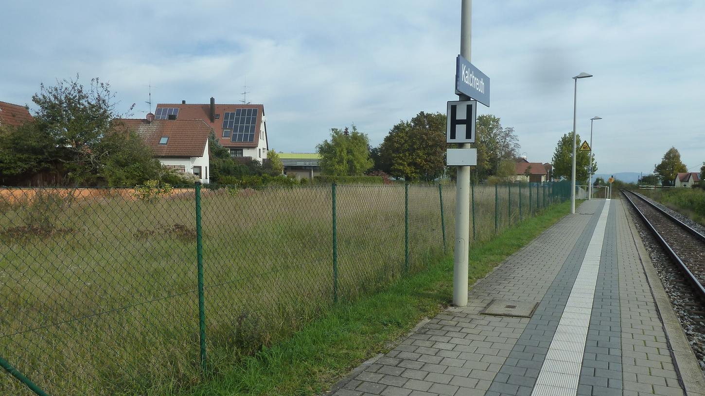 Auf der ehemaligen Bahnhofswiese sollen drei Doppelhäuser gebaut werden.
Auf der ehemaligen Bahnhofswiese sollen drei Doppelhäuser gebaut werden.