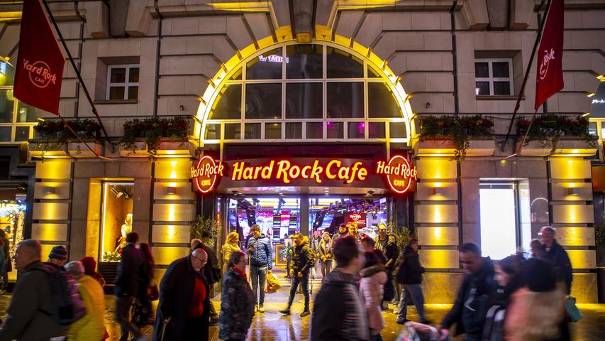 Das "Hard Rock Cafe" am Piccadilly Circus.