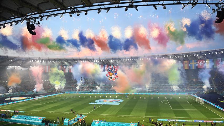 Ballons, Feuerwerk und Gesang: Die Eröffnungsfeier der EM 2021 in Bildern