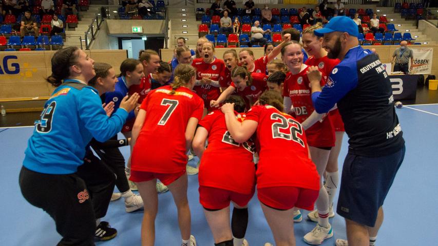 Jubel, Trubel, Humba: HCE-Juniorinnen feiern Bronze bei der Deutschen Meisterschaft
