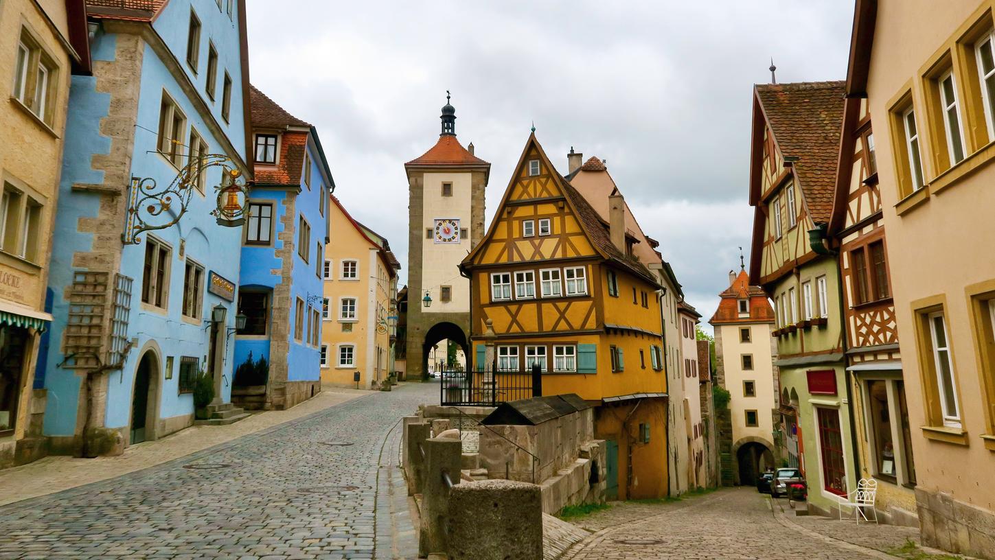 Beliebteste Kleinstädte in Franken: Welchen Platz belegt Rothenburg?