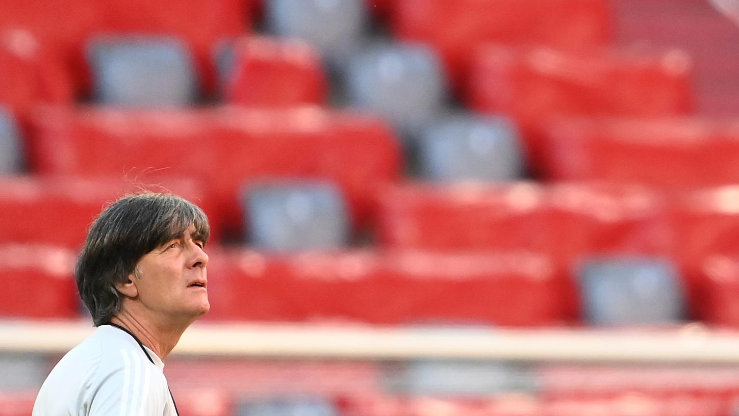 Abschlusstraining der National-Elf im EM-Stadion München: Trainer Joachim Löw will es nochmal allen zeigen.