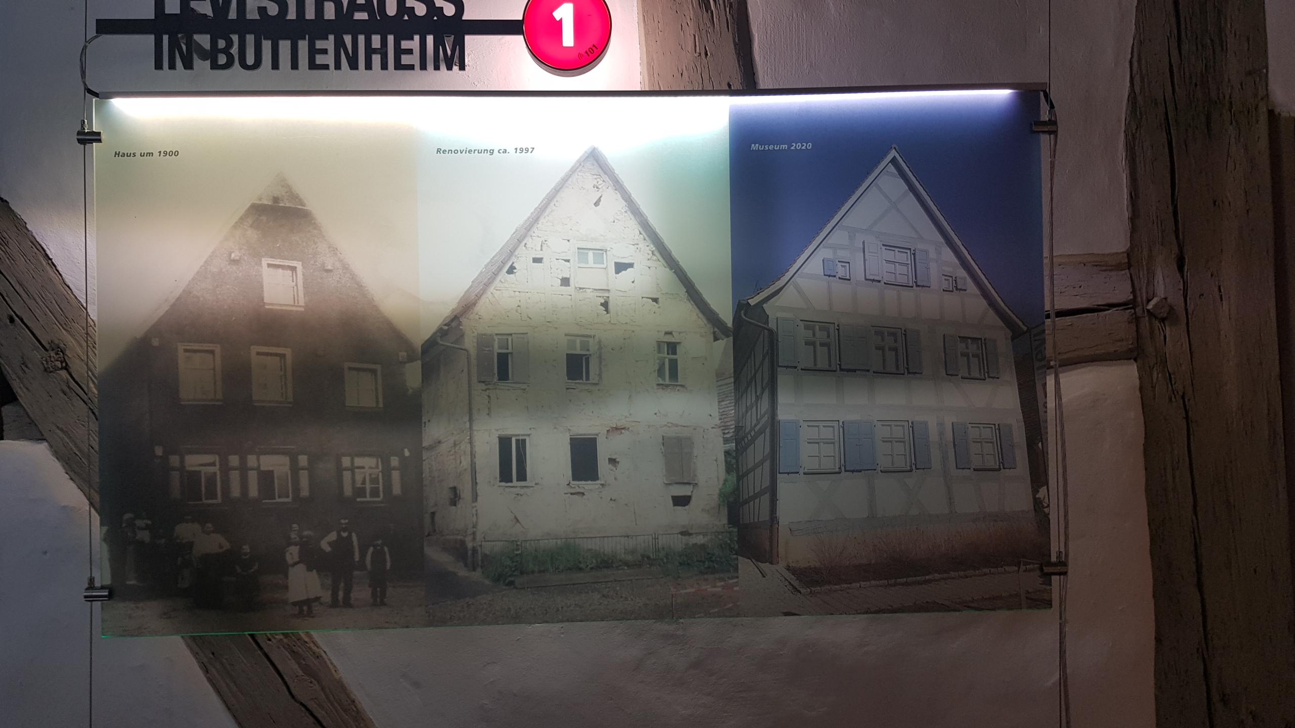 Das Geburtshaus Levis einst und jetzt.