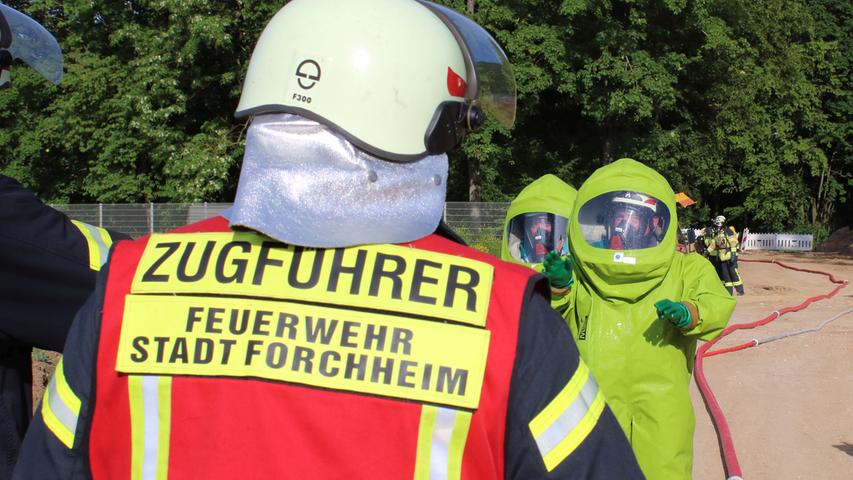 Chlorgas ausgetreten: Feuerwehr Forchheim im Einsatz