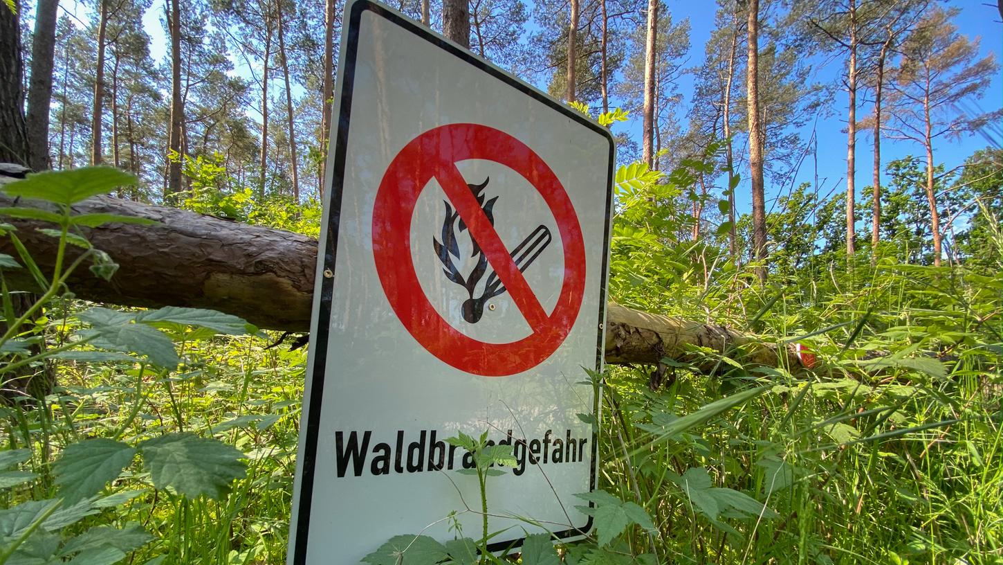 Die hohen Temperaturen der letzten Tage sorgen für erhöhte Waldbrandgefahr im Freistaat. 