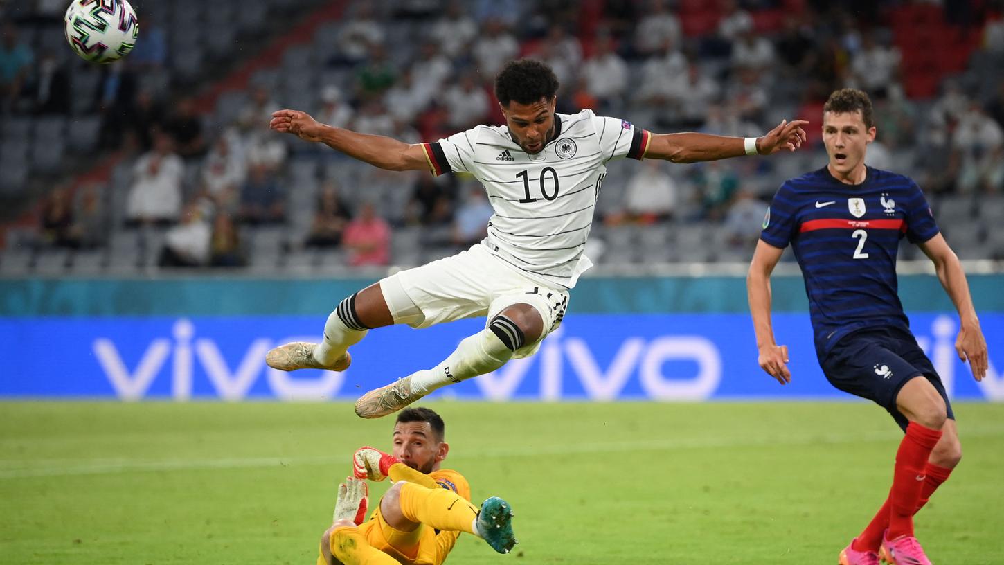 Dass er das Zeug zum EM-Überflieger hat, diesen Beweis ist Serge Gnabry beim 0:1 gegen Frankreich noch schuldig geblieben.