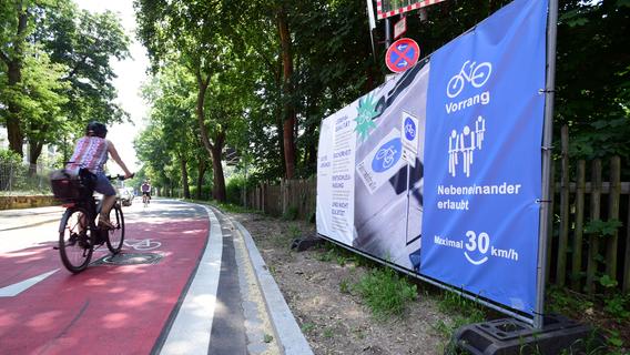 Erste Fahrradstraße: Bahn frei für Biker in Fürth