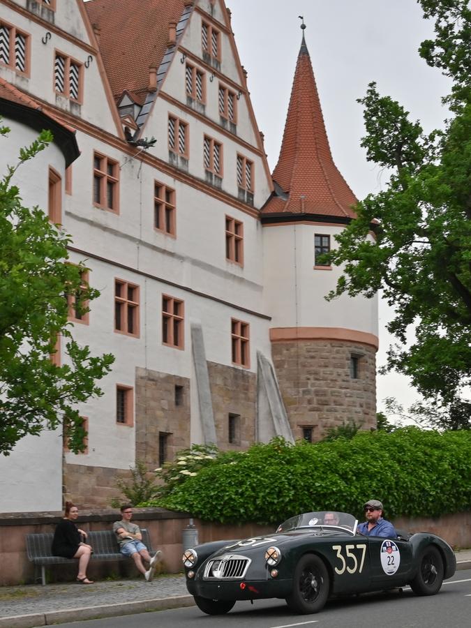 Die Schlosskulisse war heuer die einzige Attraktion in Roth.