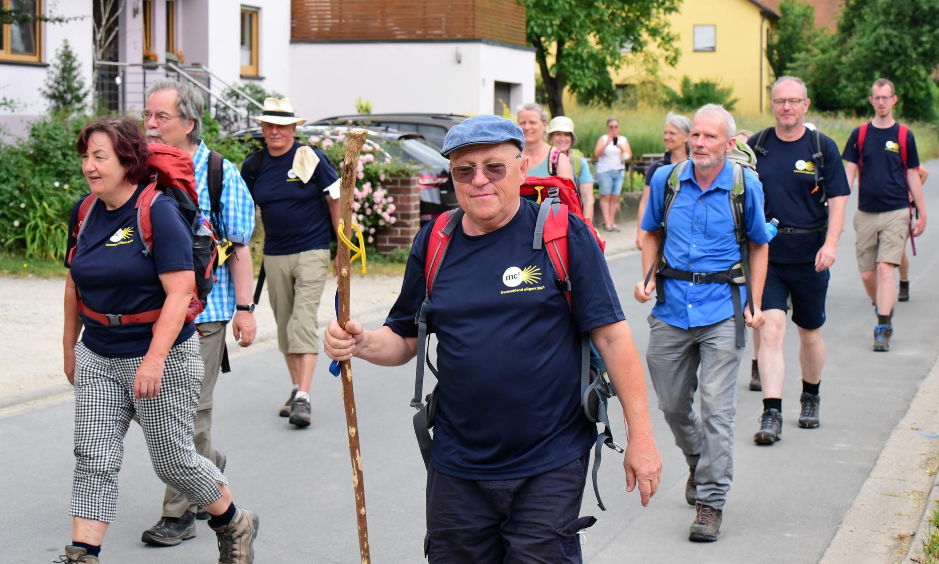 Pilgergruppe in Forchheim: Mit Gebet und Gesang unterwegs | Nordbayern